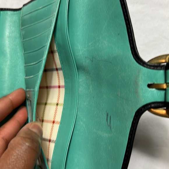 Coach women folded canvas/ leather wallet used - Picture 8 of 12